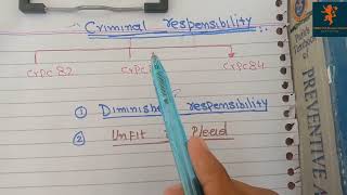 Legal procedure criminal responsibility [upl. by Inanuah]