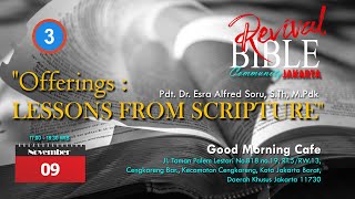 Pdt Esra Soru quot Offerings  Lessons From Scripturequot 3 [upl. by Ellmyer]