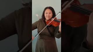 Toss A Coin To Your Witcher violin cover Rachel England shorts [upl. by Yenahteb]