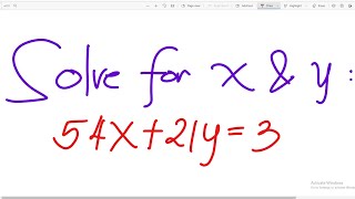 Theory of Numbers Lec 26Linear Diophantine Equation [upl. by Akino]