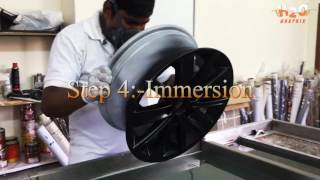 How to dip an Alloy wheel [upl. by Coreen]