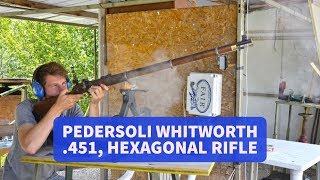 Pedersoli Whitworth 451 hexagonal rifle [upl. by Sremlahc]