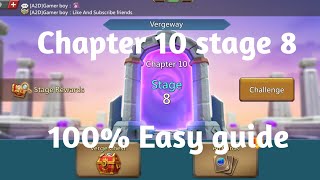 Lords mobile Vergeway chapter 10 stage 8 [upl. by Wittie]