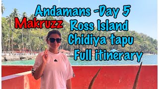 Ross IslandAndamans day 5cellular jailmakruzz chidiya tapu sinclairs bay view full itinerary [upl. by Assilram]