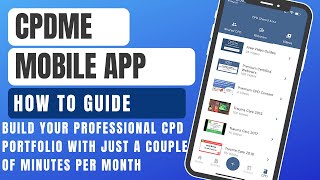 Build your professional CPD Portfolio with just a couple of minutes per month  CPDme [upl. by Clausen]