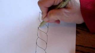 coil tangle for zentangle [upl. by Kenay]