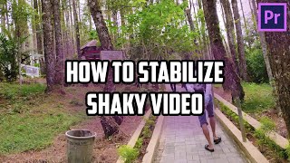 How to Stabilize a Shaky Video Clip in Premiere Pro with Warp Stabilizer [upl. by Jeffers]