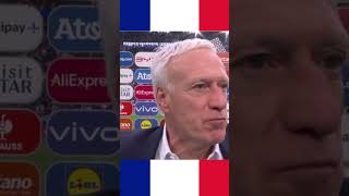 Didier Deschamps après France  Belgique [upl. by Adlihtam]