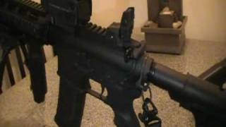 BUSHMASTER M4 A3 AR15 UPGRADED W EOTECH EXPS 3 AND GLOCK 17 W LASERMAX [upl. by Allegra]