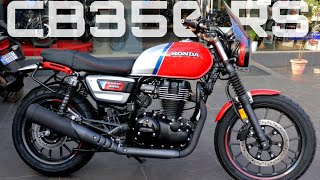 All New HONDA CB350 RS🔥 HUE Edition 2024🤩 Walkaround Review honda cb350rs bigwing [upl. by Eilatam719]