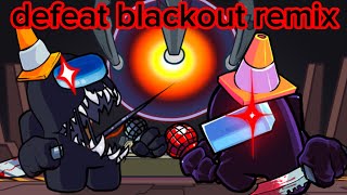 【FNF】V3ブラックVS V4ブラックでdefeat blackout remix fnf [upl. by Nesnaj190]