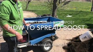 How To Spread BOOST With An EcoLawn Application [upl. by Ahsilahs155]