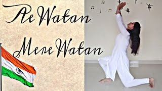 Ae Watan  Raazi  Alia Bhatt  Shubhangi  Independence Day Special  Dance Cover  Preeti [upl. by Gingras954]