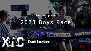 2023 XC  Foot Locker Nationals Boys Highlights [upl. by Leafar505]