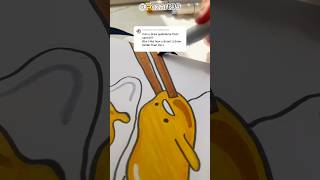 Drawing Gudetama from Sanrio 🥚😆gudetama sanrio sanriocharacters fanart [upl. by Karlen]