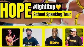 Thelightitupproject Campaign School Speaking Tour [upl. by Analrahc]