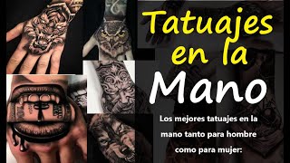 ▷▷ Los MEJORES Tatuajes Para HOMBRES ✔️ en la MANO 【700 Diseños】 [upl. by Gile336]