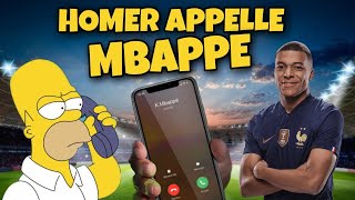 Homer Appelle Mbappe au téléphone [upl. by Ativoj]