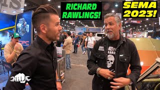 RICHARD RAWLINGS SEMA 2023 Build Breakdown PLUS Gas Monkey Garage star Josh Paris [upl. by Eemyaj]