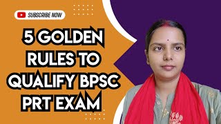 Bpsc tre 40 stategy plan for prt  Bpsc teacher  golden rules [upl. by Alig]