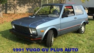 1991 Yugo GV Plus Automatic EFI  Immaculate Car [upl. by Animsaj]