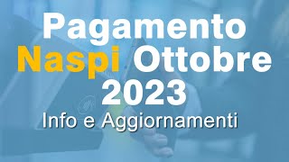 💶Pagamento NASPI Ottobre 2023 quando arriva [upl. by Vitus]