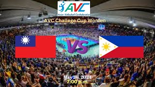 CHINESE TAIPEI VS PHILIPPINES  AVC CHALLENGE CUP WOMEN [upl. by Teagan]