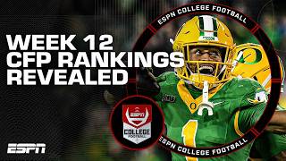 Week 12 College Football Playoff Rankings REVEALED 👀  ESPN College Football [upl. by Fillender]