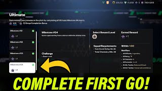 How To Complete Every Milestones Moment First Go Glitch  FC 25 Ultimate Milestones Bug [upl. by Nestor164]