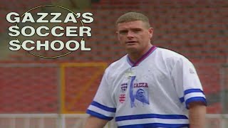 Gazzas Soccer School  Episode Three How to Score Goals Like Gazza  Retro Football [upl. by Zandra498]