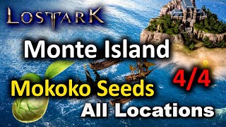 Monte Island Mokoko Seed Locations  Lost Ark [upl. by Dyane260]