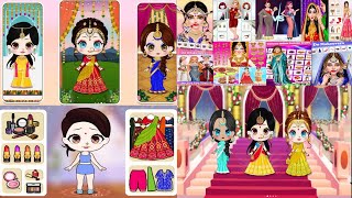 Mist mis world famous dress up girl Indian wedding girl makeup video ful funny bacchon ko video [upl. by Zina]