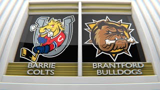 Barrie Colts at Brantford Bulldogs  Dec 30th 2023 [upl. by Zane]