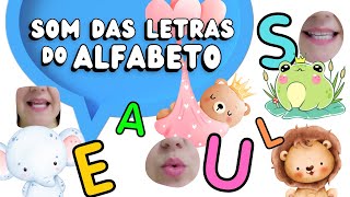 Som das letras do alfabeto  Alfabeto completo em português  Consciência fonológica  Alfabetização [upl. by Bower]