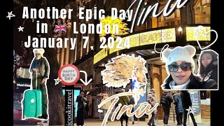 JANUARY 7 2024 ANOTHER EPIC DAY in 🇬🇧LONDON l TINA MUSICAL ALDWYCH THEATRE sightseeing tinaturner [upl. by Anayrb45]