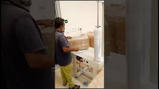 Box stretch wrapping machine [upl. by Damaris]