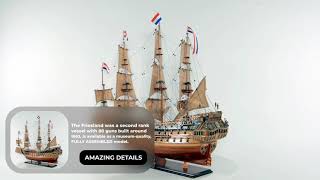 Bringing History to Life Friesland Tall Ship Model [upl. by Kurys]