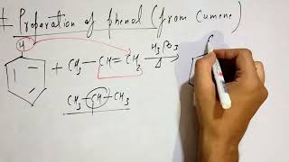 preparation of phenol from cumene class 12 [upl. by Atiuqan]