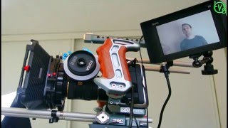 BMCC Rig setup with the BlackMagic Cinema Camera [upl. by Light]