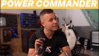 POWER COMMANDER BEGRENZER VOOR VESPA amp PIAGGIO iGET [upl. by Nottage]