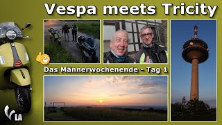 Vespa meets Tricity im Weserbergland 🛵 Kasi und Roland auf Tour  Tag 1 [upl. by Barmen]