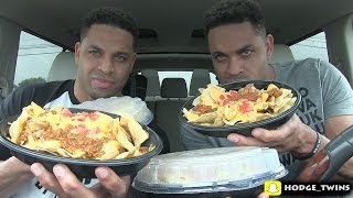 Eating Best Nachos In The World  Taco Bell NACHOS BELLGRANDE Hodgetwins [upl. by Dace]