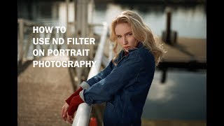 Portrait photography lighting How to use ND filter on portrait photography [upl. by Jaye434]