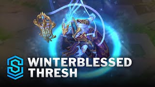 Winterblessed Thresh Skin Spotlight  PreRelease  PBE Preview  League of Legends [upl. by Kaiser438]