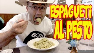 Espagueti al pesto tradicional  Pesto Genovés en IL VULCANO  Valencia [upl. by Averyl]