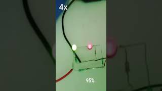 Battery full charge indicator circuit without ic amp transistor  shorts [upl. by Nezah]