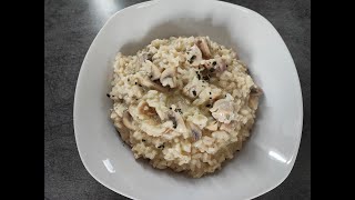 risotto au poulet et champignon [upl. by Mehcanem]