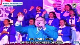 Goodness of God  JMCIM Baguio Finest Generation Choir  Global Zoom Bible Study  2021 Mar23 [upl. by Alaster]