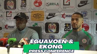 Nigeria vs Libya  Augustine Eguavoen and William Troost Ekong  Press Conference [upl. by Ellekim246]