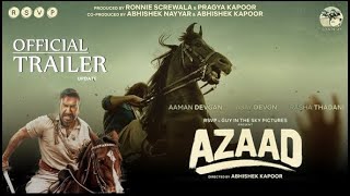 AZAAD  Official Trailer  Update  Ajay Devgan  Aaman Devgan  Rasha Thadani  Azaad Movie Trailer [upl. by Ellirehs]